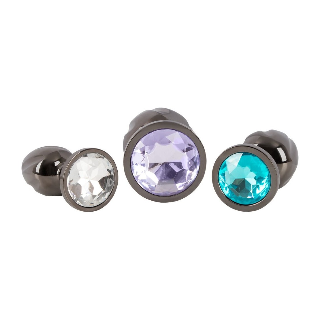 SET 3 PLUG ANALE CON PESO E GIOIELLO CON DESIGN...