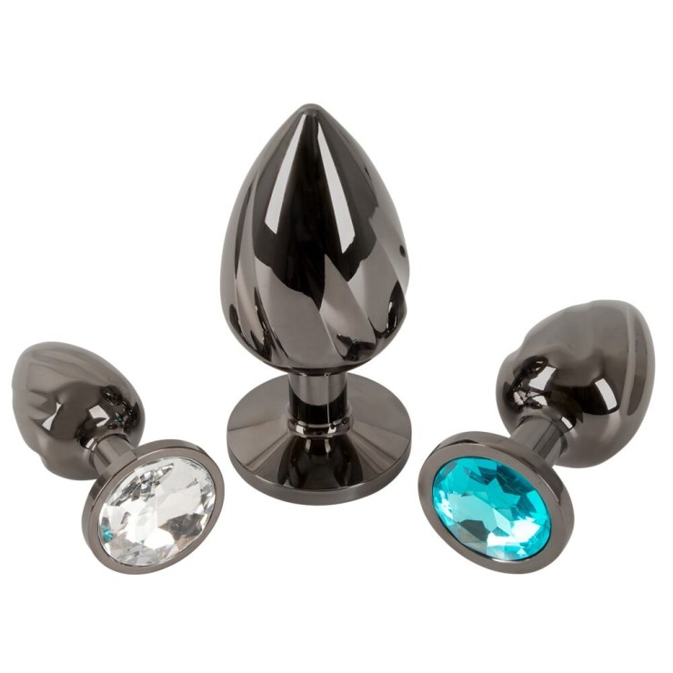 SET 3 PLUG ANALE CON PESO E GIOIELLO CON DESIGN A SPIRALE... 2