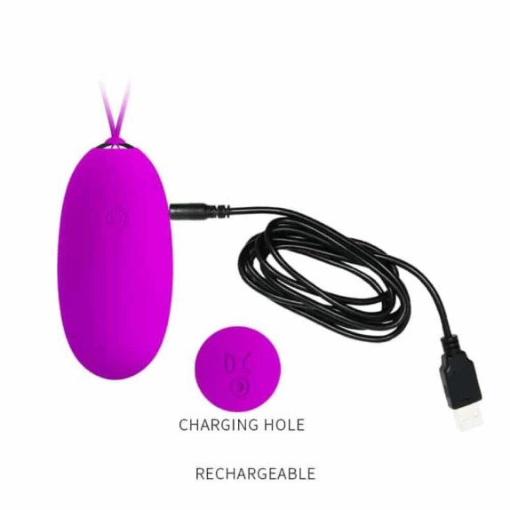 OVETTO VAGINALE VIBRANTE USB CON TELECOMANDO JOYCE PRETTY LOVE