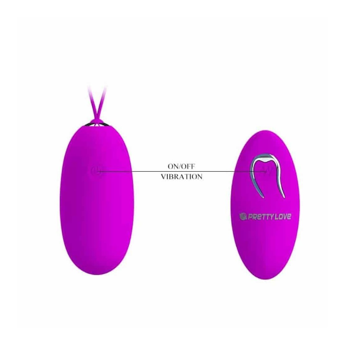OVETTO VAGINALE VIBRANTE USB CON TELECOMANDO...