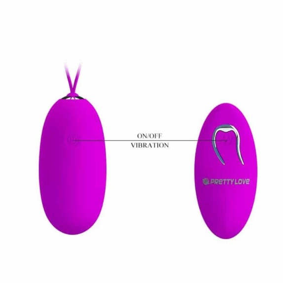 OVETTO VAGINALE VIBRANTE USB CON TELECOMANDO JOYCE PRETTY LOVE