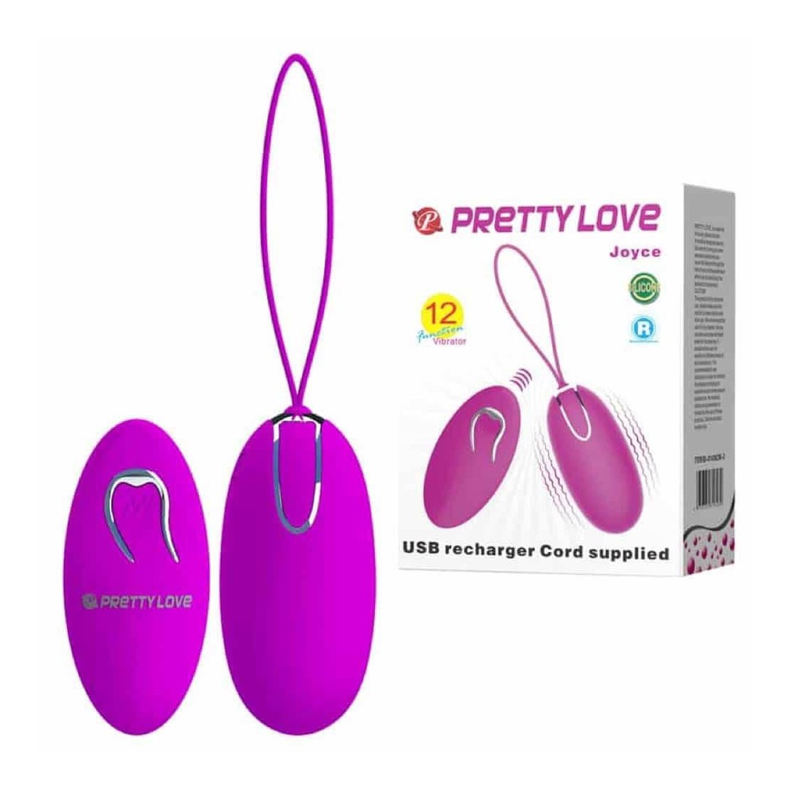 OVETTO VAGINALE VIBRANTE USB CON TELECOMANDO...