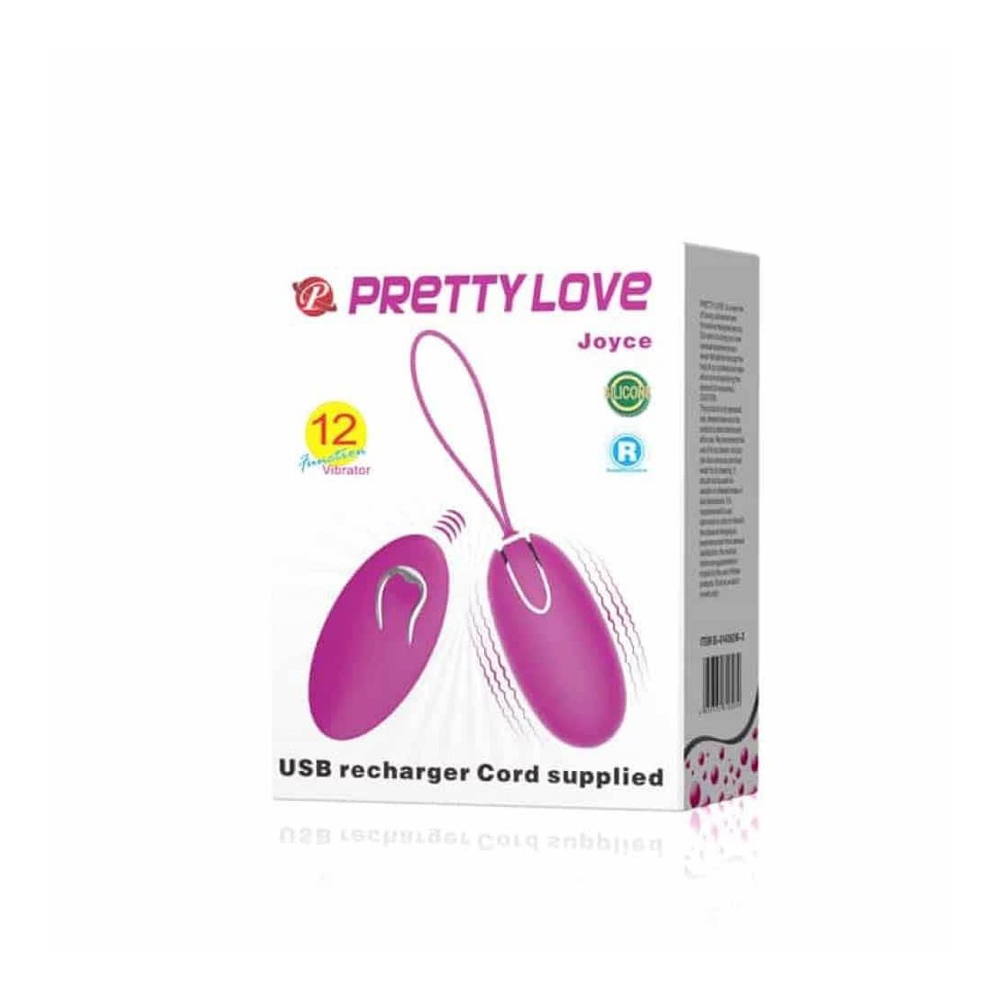 OVETTO VAGINALE VIBRANTE USB CON TELECOMANDO...