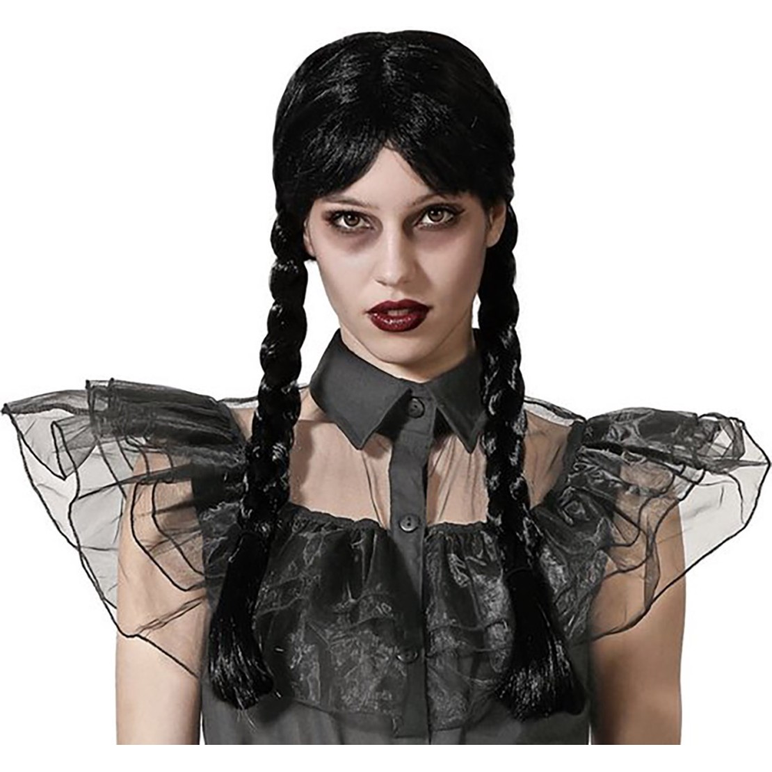 PARRUCCA SEXY HALLOWEEN DA MERCOLEDI' ADDAMS...