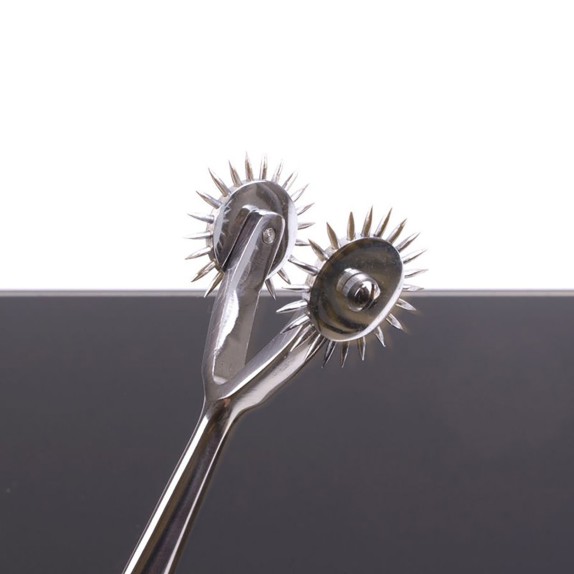 PINWHEEL DOPPIO SEX TOY IN ACCIAIO KIOTOS PER GIOCHI SADOMASO