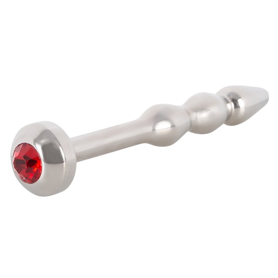 PLUG URETRALE IN ACCIAIO SEX TOY CON GIOIELLO