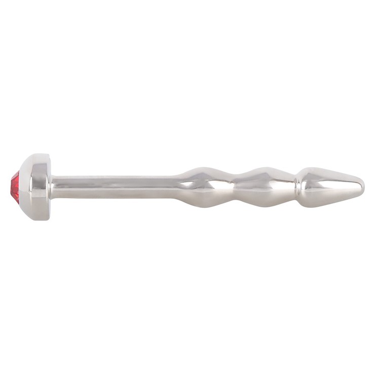 PLUG URETRALE IN ACCIAIO SEX TOY CON GIOIELLO 2