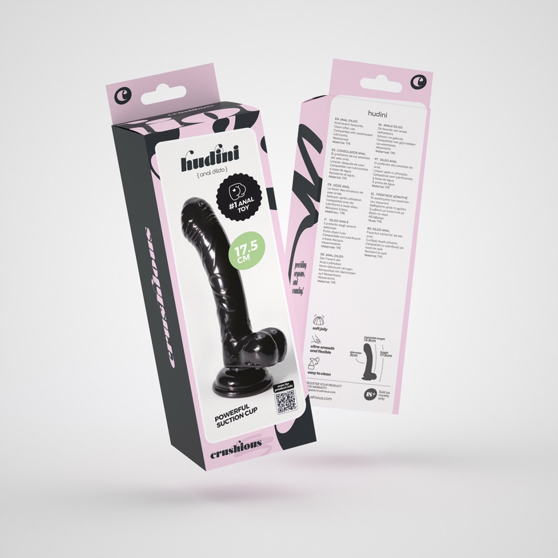 DILDO REALISTICO IN TPE VARI COLORI ANALE O...