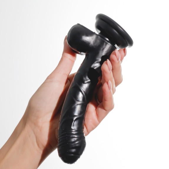 DILDO REALISTICO IN TPE VARI COLORI ANALE O VAGINALE HUDINI 17,5 CM