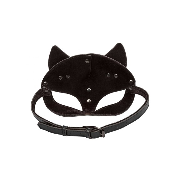 MASCHERA SEXY DA GATTA IN PELLE VEGANA REGOLABILE CON INTERNO MORBIDO