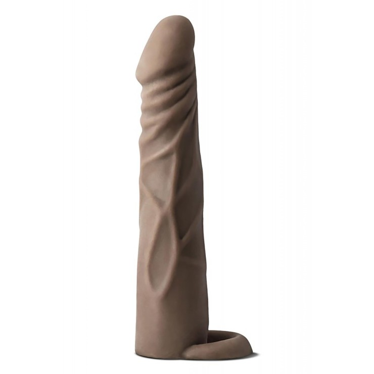 COCK XTENDER GUAINA PROLUNGA CON ANELLO MORBIDA MARRONE...