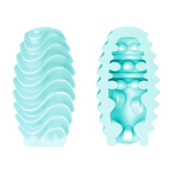 OVETTO REVERSIBILE MASTURBATORE PER UOMO CON DOPPIA TEXTURE 2 IN 1