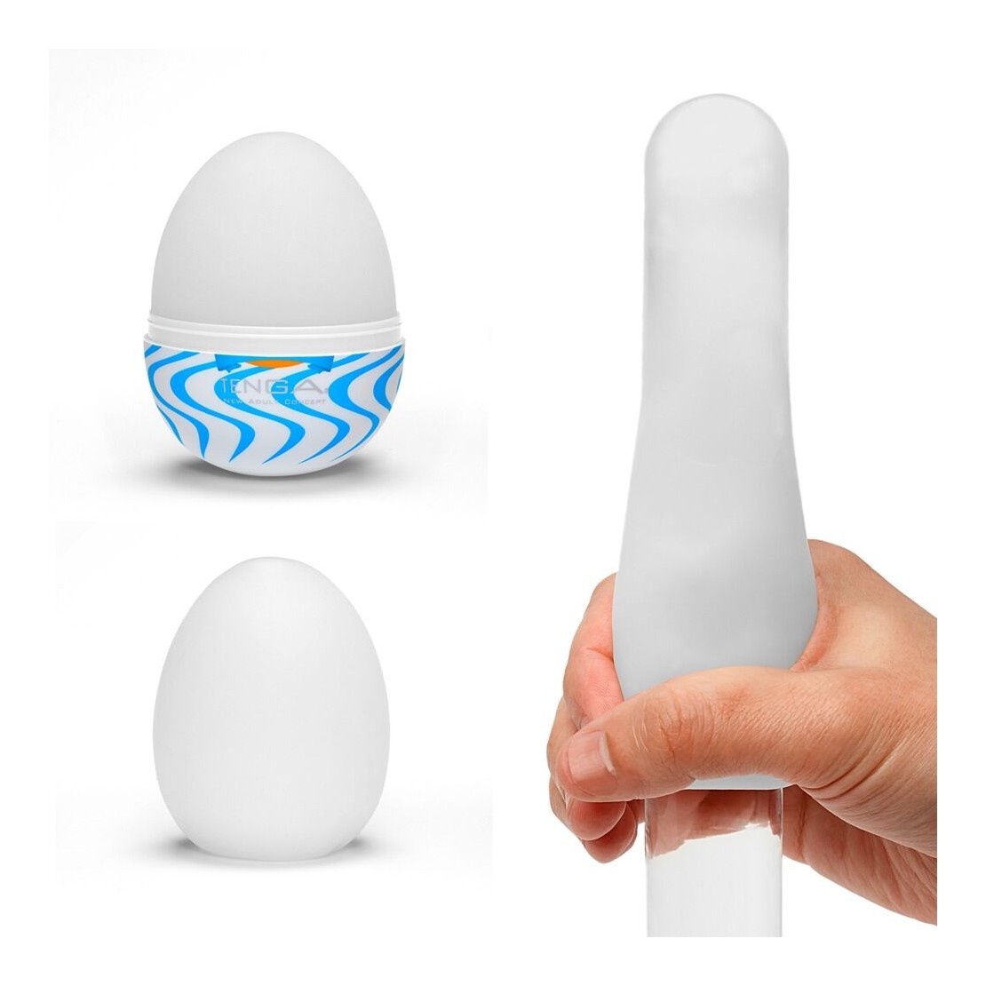 MASTURBATORE PER UOMO A FORMA DI OVETTO SEX TOY...