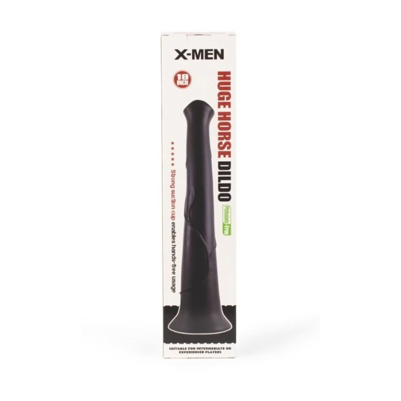DILDO DI CAVALLO SEX TOY GRANDE COLOR CARNE CON VENTOSA X-MEN 44CM
