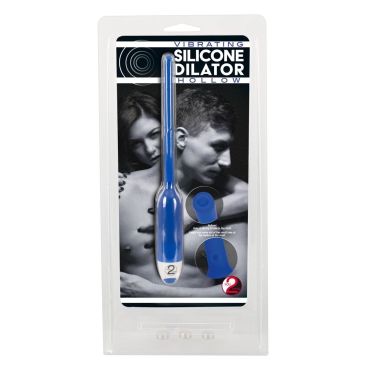 SONDA URETRALE VIBRANTE CON FORO SEX TOY DILATATORE