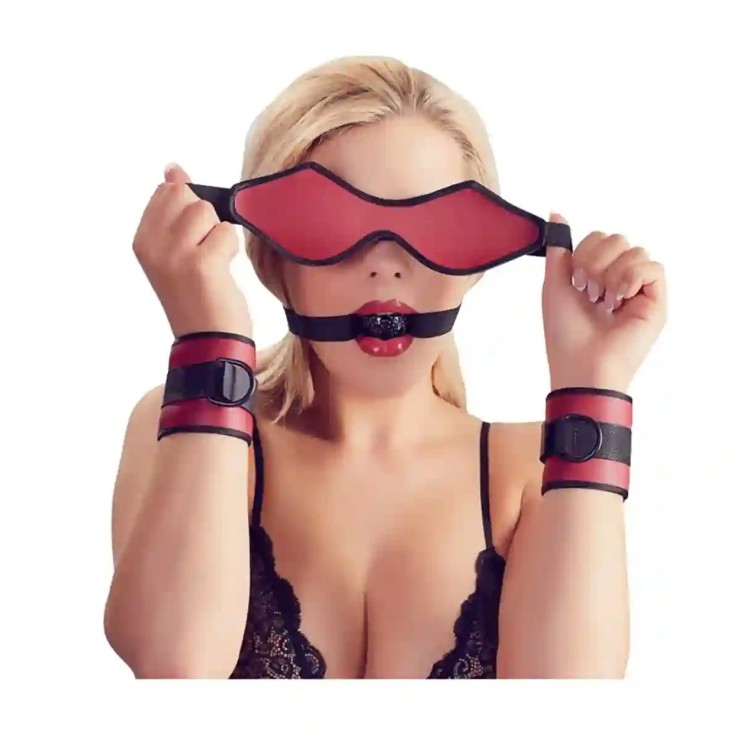 SET BONDAGE SADOMASO SEX TOY CINQUE PEZZI 2