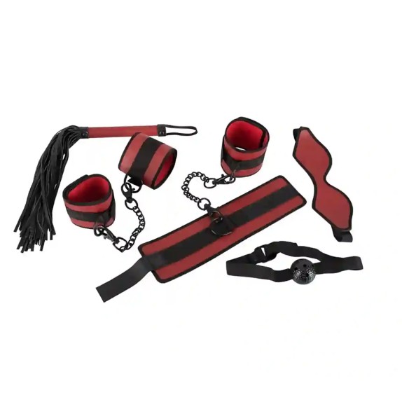 SET BONDAGE SADOMASO SEX TOY CINQUE PEZZI