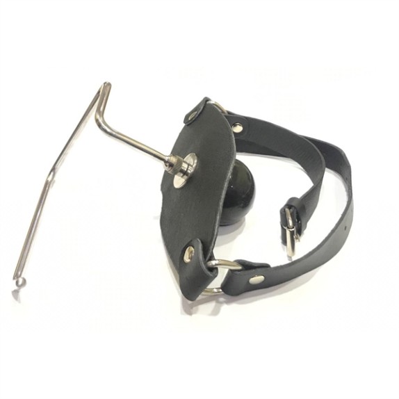 MORSO BALL GAG IN PELLE DA SCHIAVO THE HOLDER
