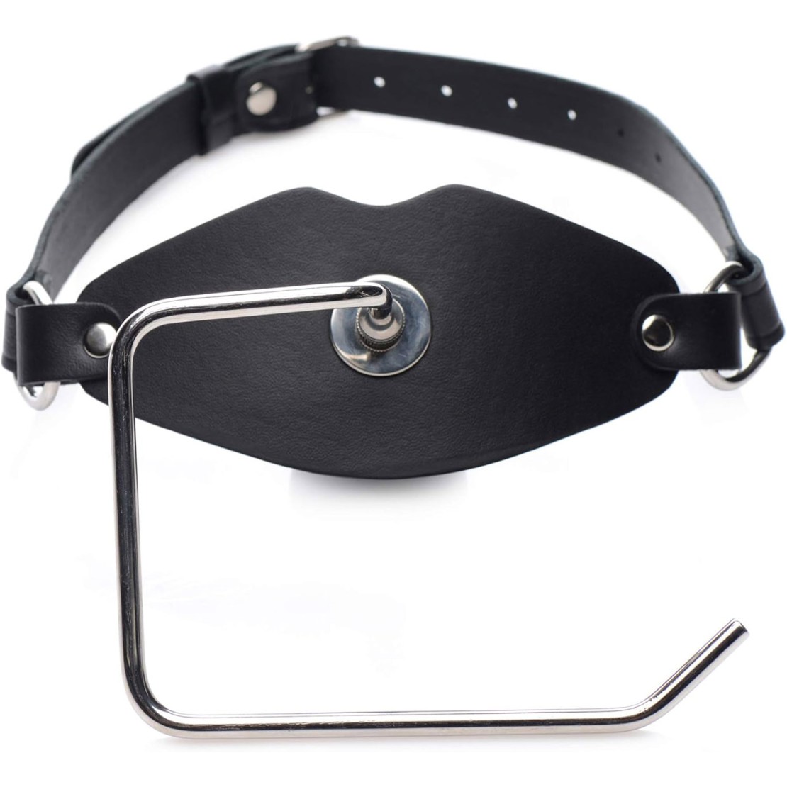 MUSERUOLA CON BALL GAG IN PELLE DA SCHIAVO THE...