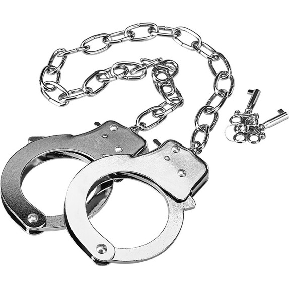 MANETTE-CAVIGLIERE IN METALLO SEX TOY PER GIOCHI DI BONDAGE
