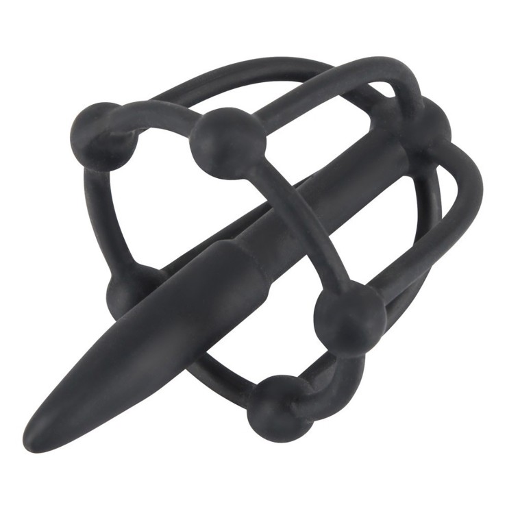 PLUG URETRALE CON GABBIA PER IL GLANDE SEX TOY SPERMASTOPPER