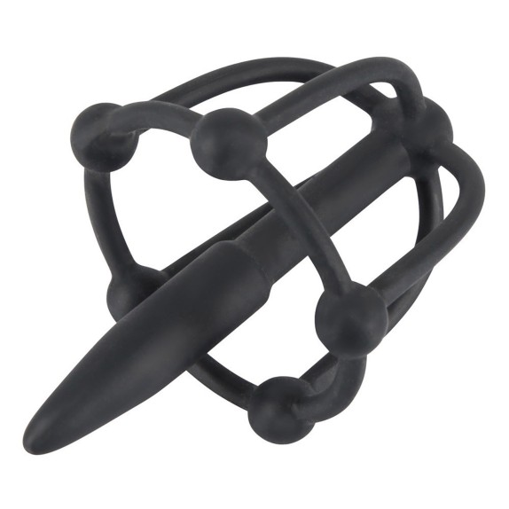 PLUG URETRALE CON GABBIA PER IL GLANDE SEX TOY SPERMASTOPPER