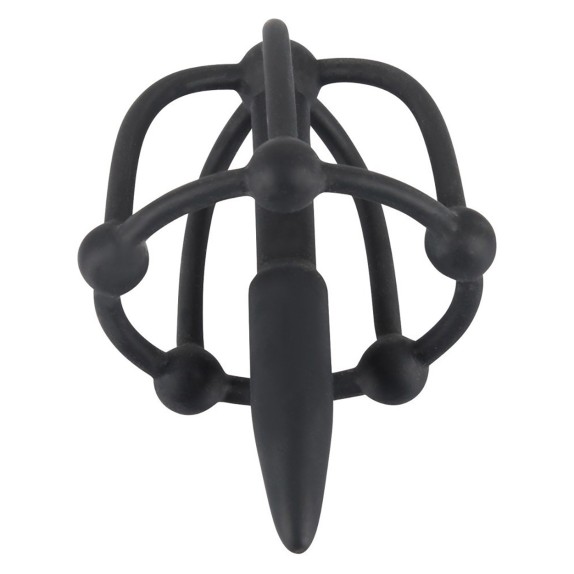 PLUG URETRALE CON GABBIA PER IL GLANDE SEX TOY SPERMASTOPPER