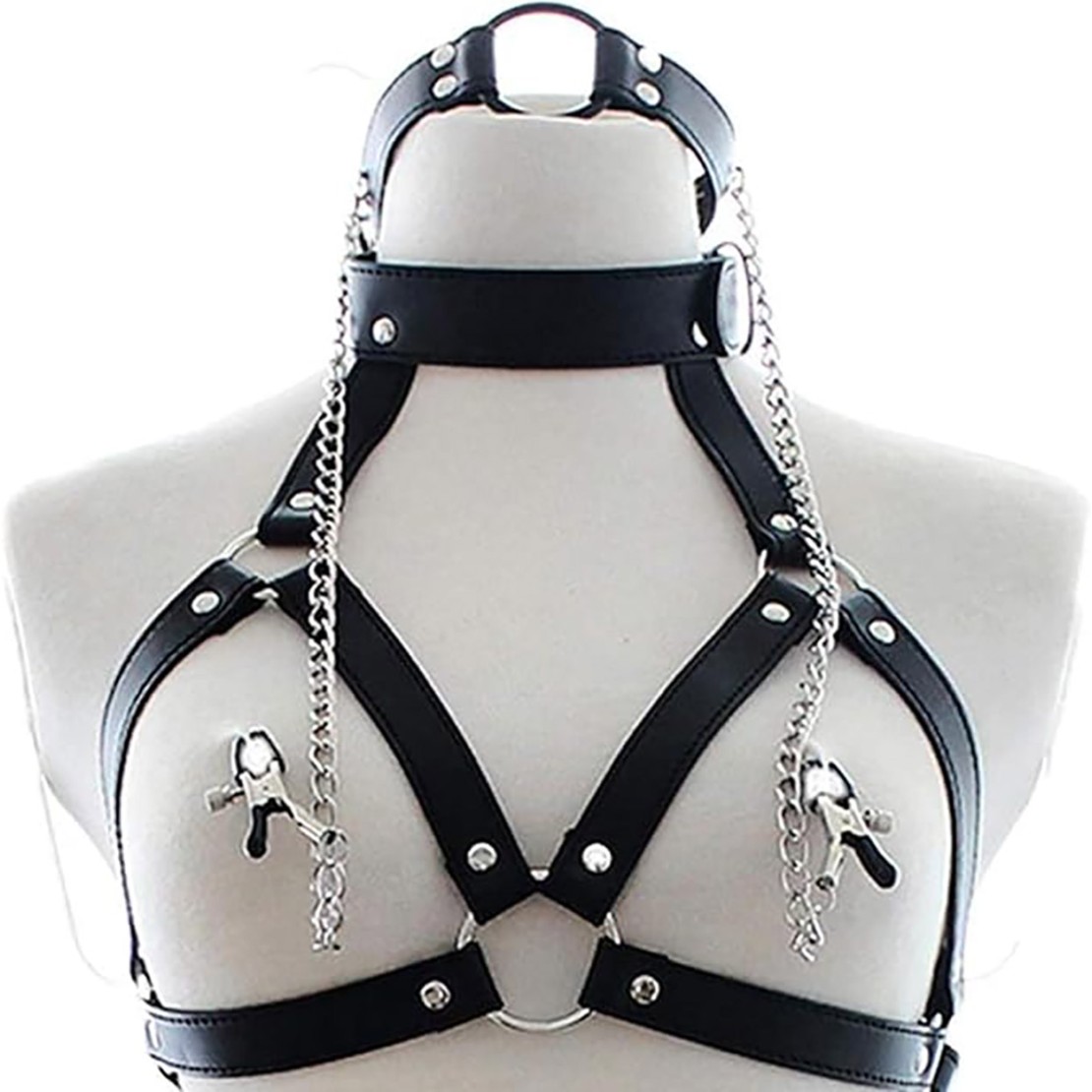 APRIBOCCA CON PINZE PER CAPEZZOLI SEX TOY PER...