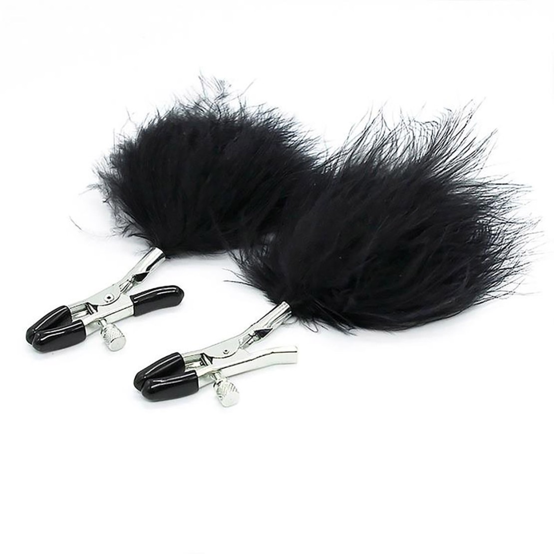 PON CLAMPS PINZETTE PER CAPEZZOLI SEXY NERE CON...