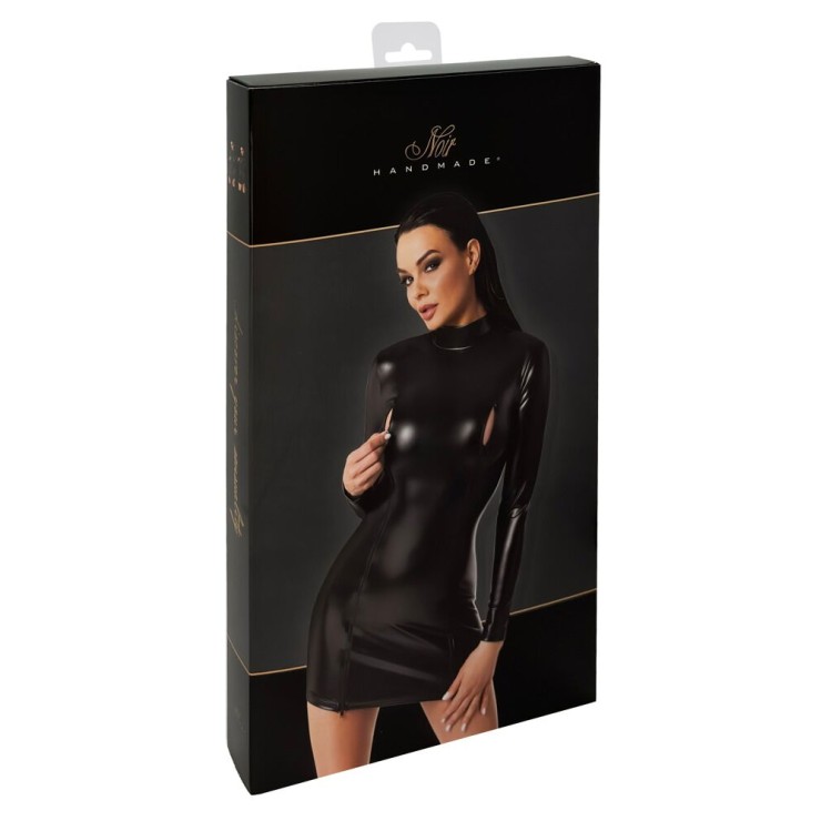MINIABITO SEXY DA DONNA IN SPANDEX CON CERNIERE DAL SENO...