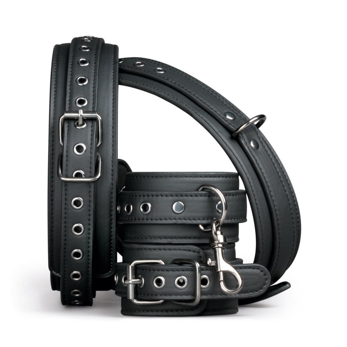 COSTRITTIVO IN ECOPELLE SET 4 PZ CON MANETTE...