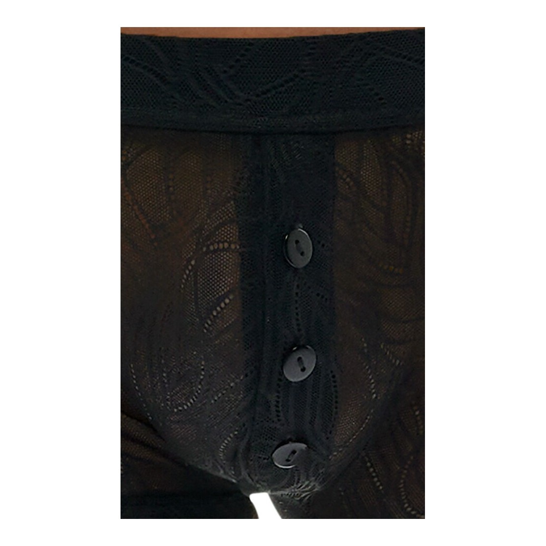 BOXER SEXY DA UOMO IN PIZZO MORBIDO TRASPARENTE...