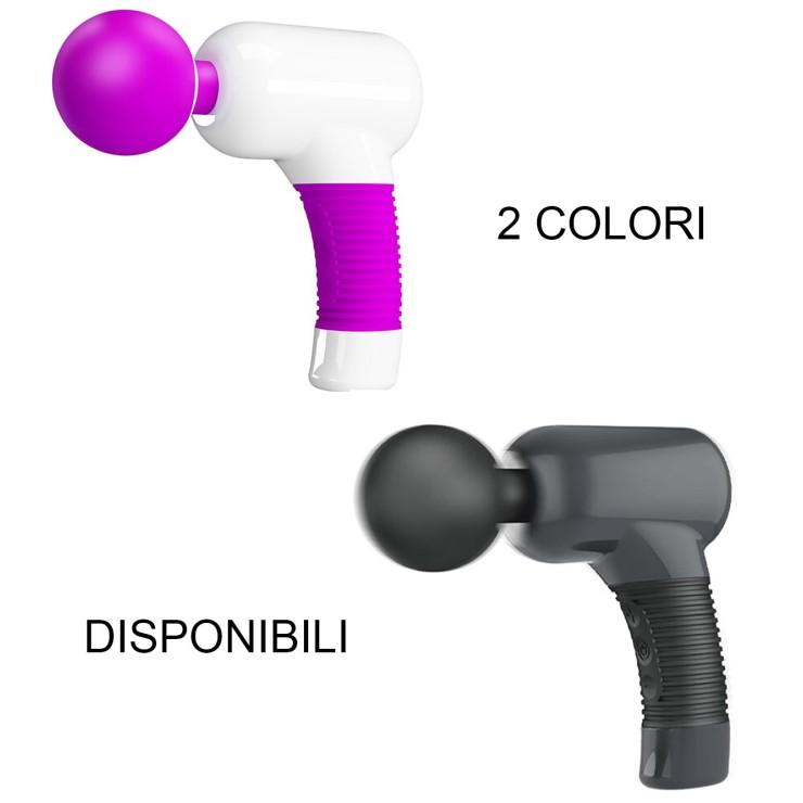 MASSAGGIATORE VIBRANTE A PISTOLA WAND PER ORGASMO INTENSO...
