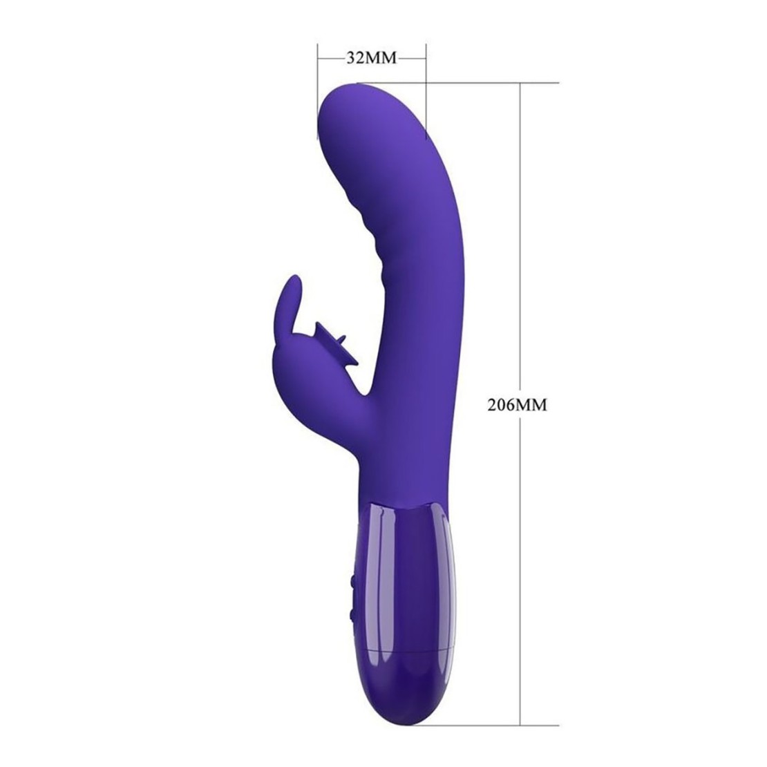 VIBRATORE RABBIT PER DONNA CON LINGUETTA...
