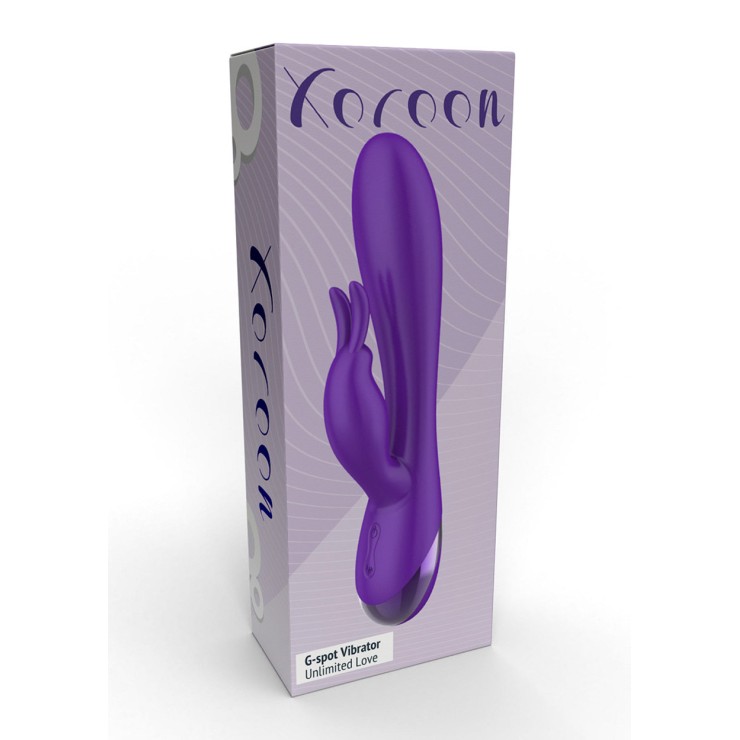 VIBRATORE RABBIT PER DONNA IN SILICONE UNLIMITED LOVE XOCOON 2