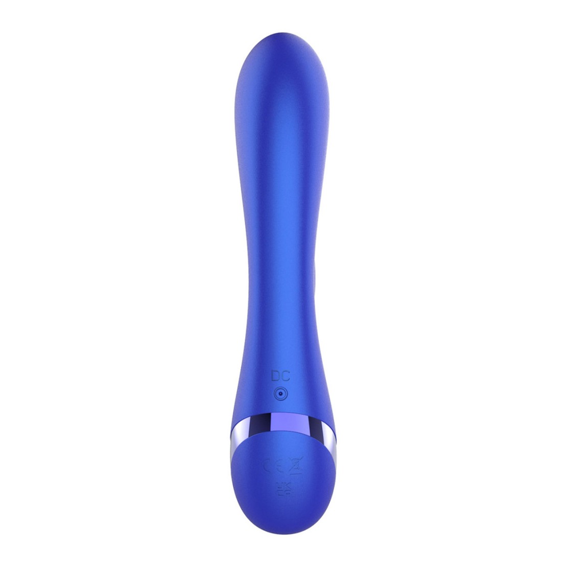 VIBRATORE RABBIT BLU METALLIZZATO PER DONNA...