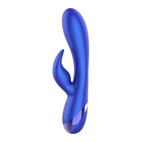 VIBRATORE RABBIT BLU METALLIZZATO PER DONNA EVERLASTING LOVE XOCOON