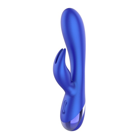 VIBRATORE RABBIT BLU METALLIZZATO PER DONNA EVERLASTING LOVE XOCOON