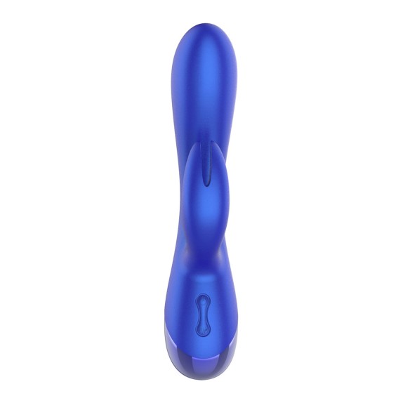 VIBRATORE RABBIT BLU METALLIZZATO PER DONNA EVERLASTING LOVE XOCOON