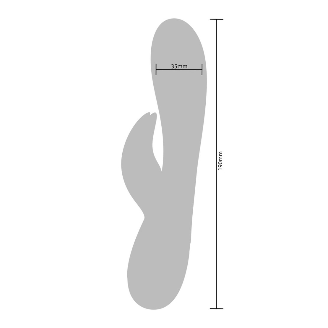 VIBRATORE RABBIT BLU METALLIZZATO PER DONNA...