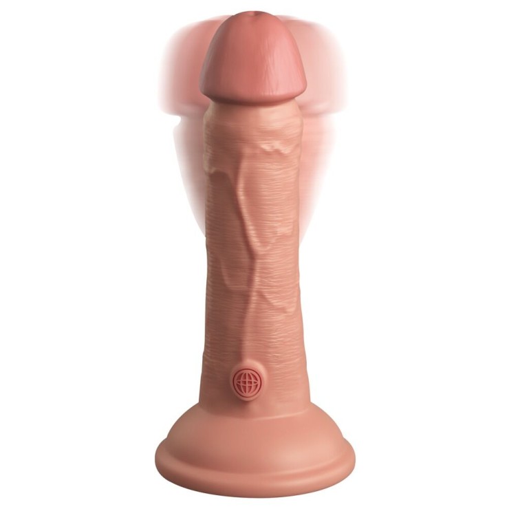FALLO REALISTICO VIBRANTE DA 15 CM IN SILICONE KING COCK... 2