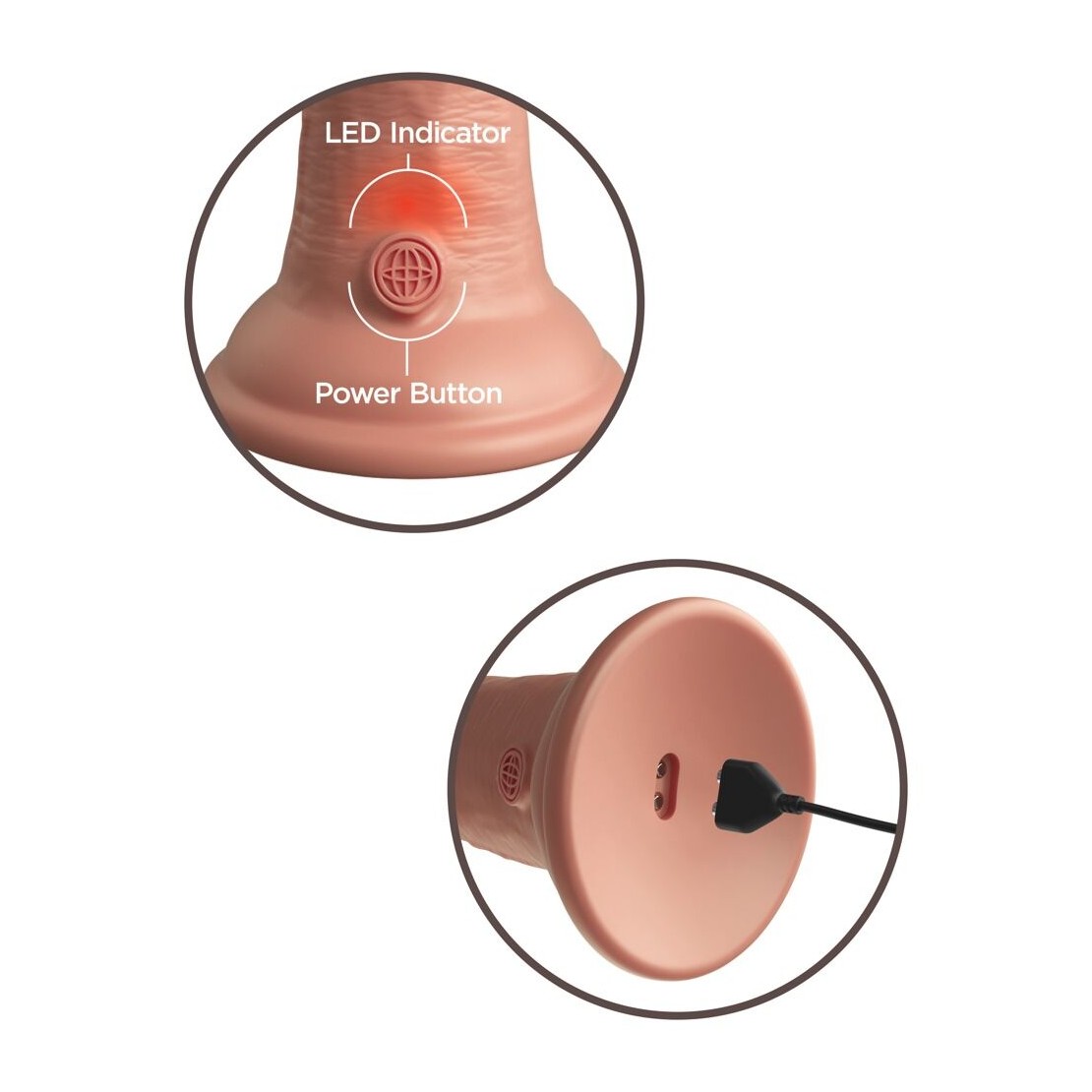 FALLO REALISTICO VIBRANTE DA 15 CM IN SILICONE...