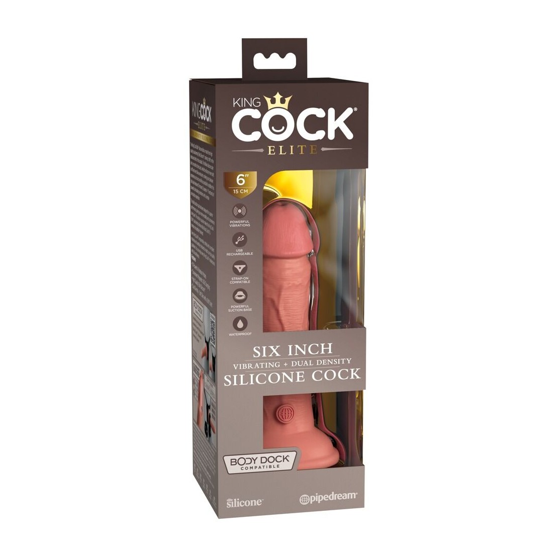 FALLO REALISTICO VIBRANTE DA 15 CM IN SILICONE...