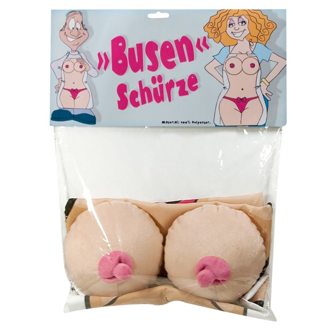GREMBIULE SCHERZOSO CON SENO PELUCHE