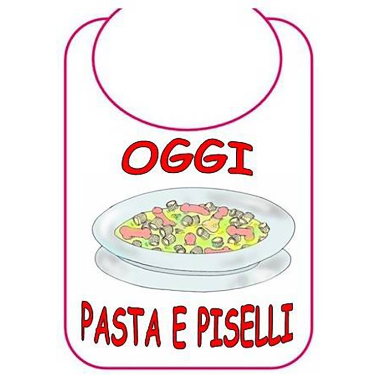 BAVAGLIO SCHERZOSO OGGI PASTA E PISELLI
