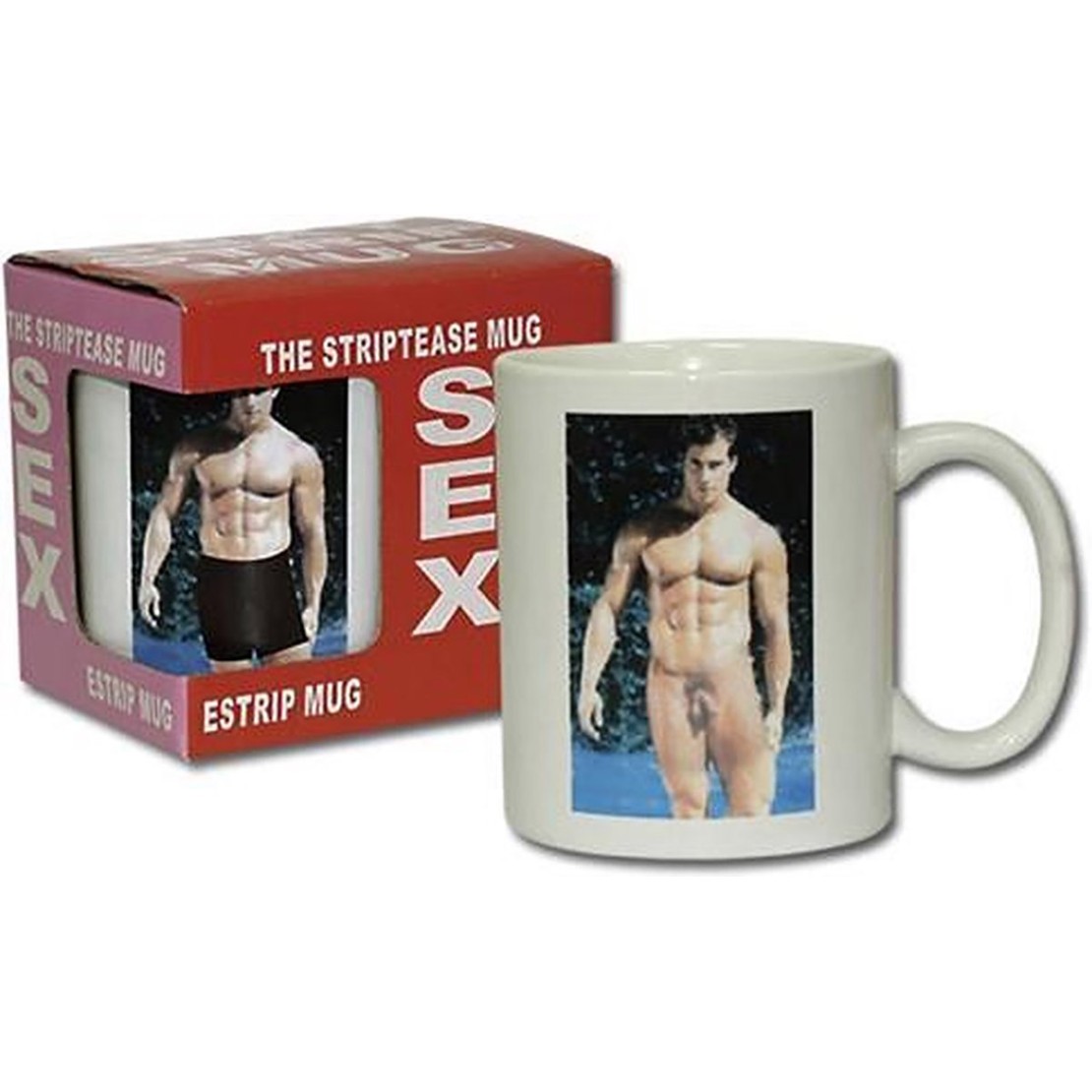STRIP MUG TAZZA SPOGLIARELLO UOMO