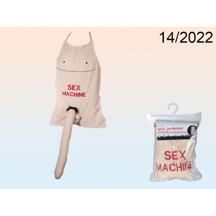 GREMBIULE SCHERZOSO IN PELUCHES CON UN GRANDE PENE