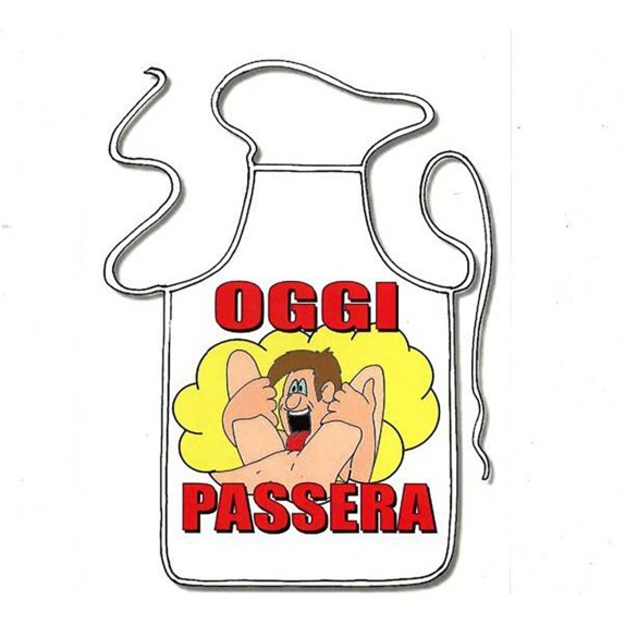 GREMBIULE SEXY SCHERZOSO MAXY OGGI PASSERA