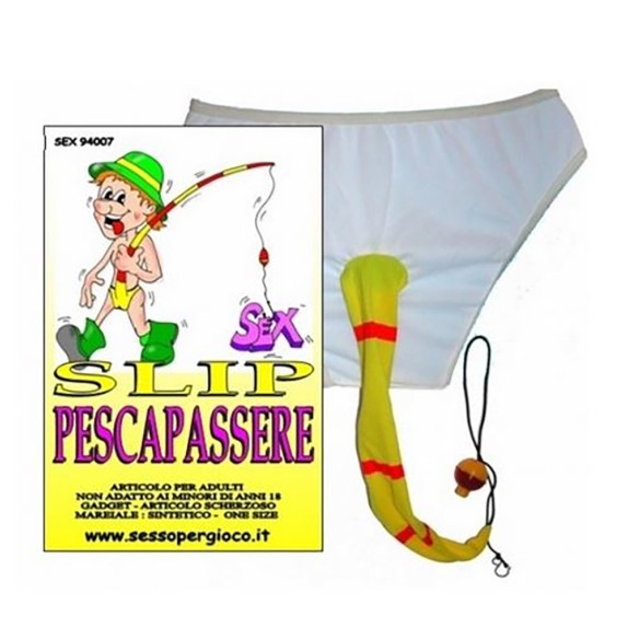 SLIP PER UOMO DA PESCATORE PESCAPASSERE ABBIGLIAMENTO SCHERZOSO SEXY