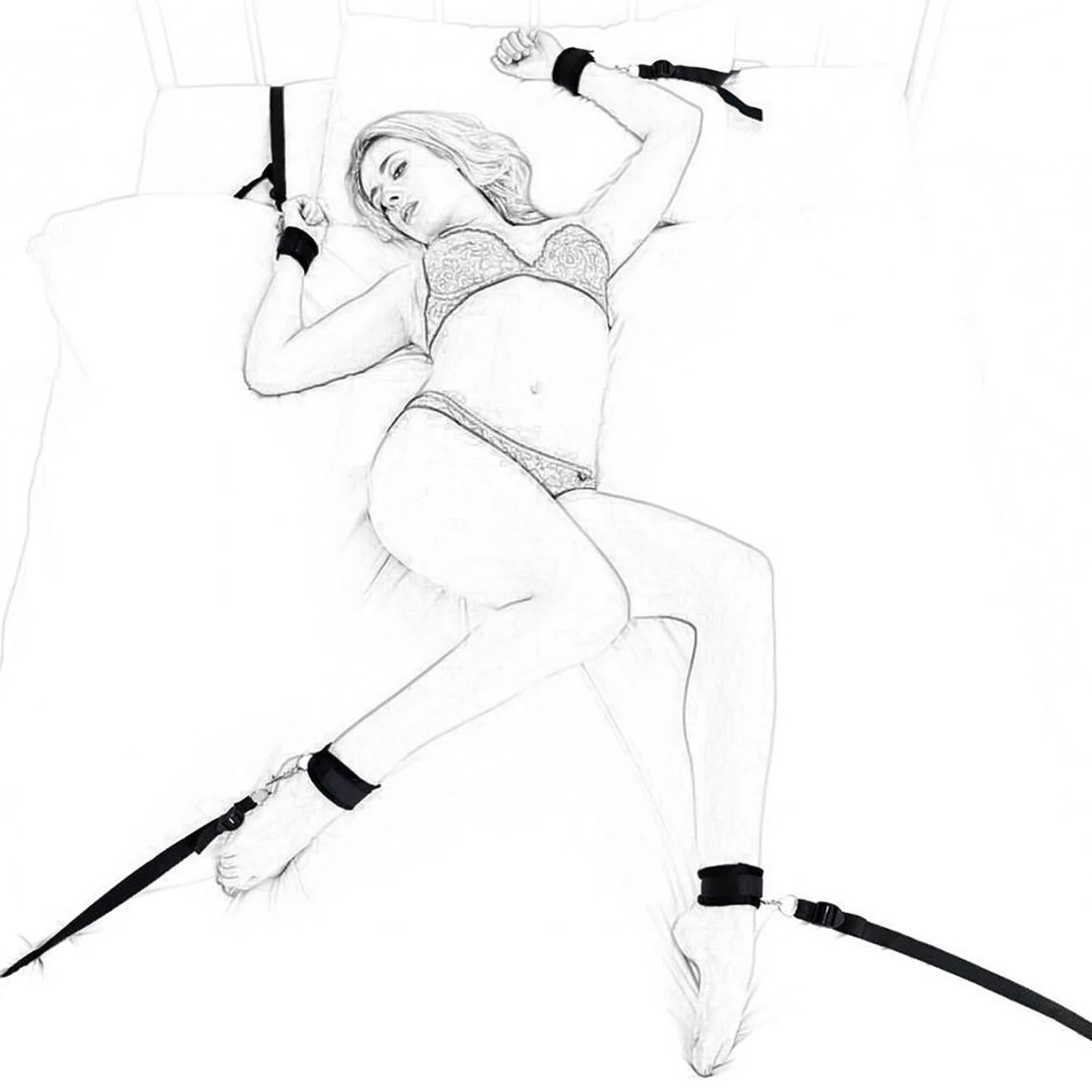 CINGHIE CON ANELLO DA LETTO PER...